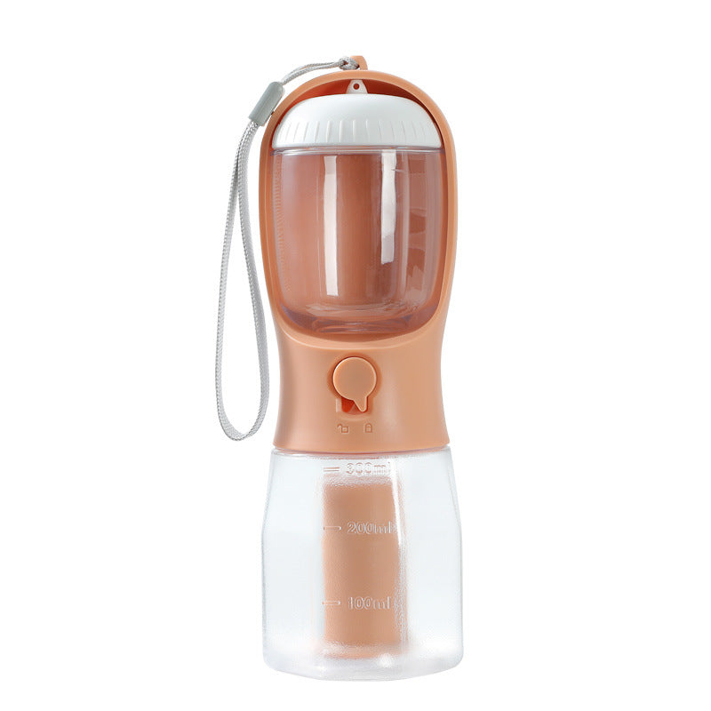 3-in-1 Portable Pet Water Bottle & Food Container