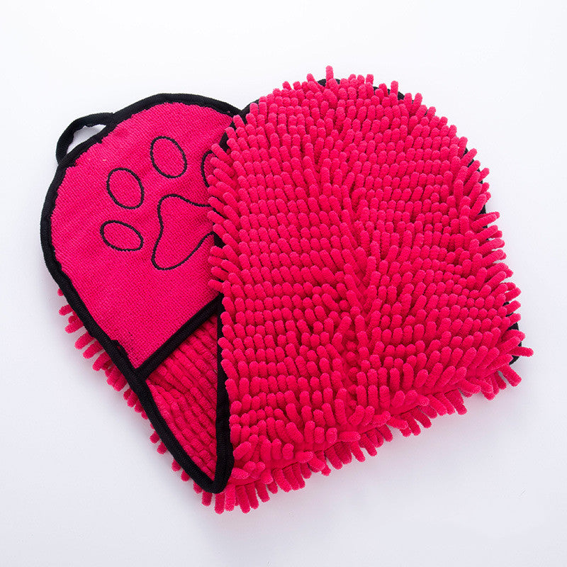 Quick-Dry Pet Bath Towel for Dogs & Cats