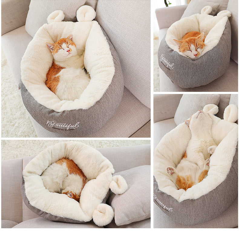 CozyNest Pet Sleeping Bag Bed