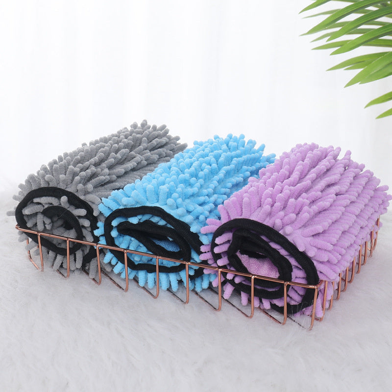 Quick-Dry Pet Bath Towel for Dogs & Cats