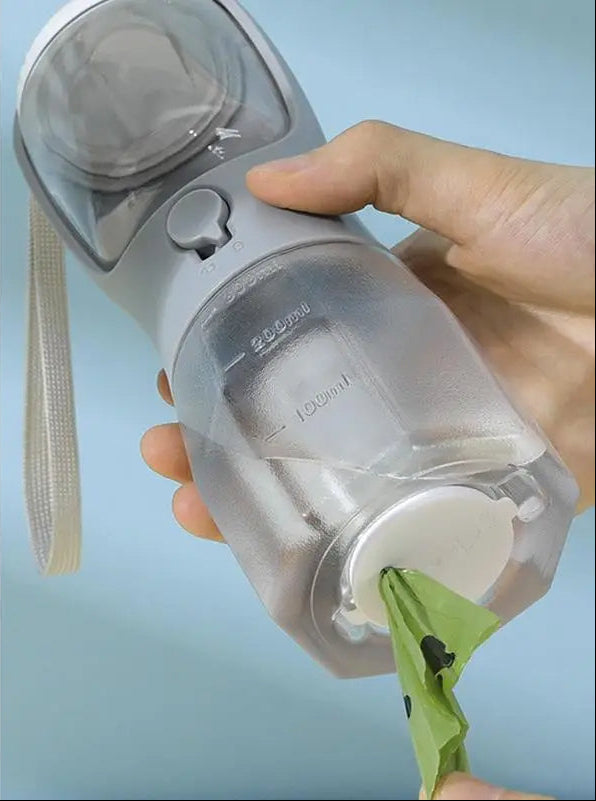 3-in-1 Portable Pet Water Bottle & Food Container