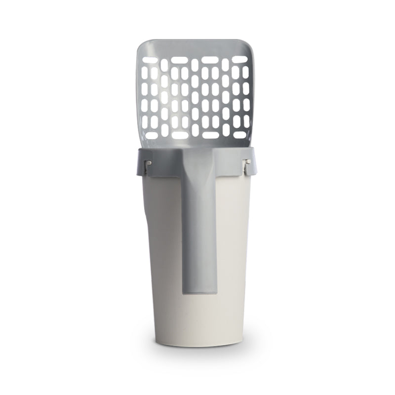 Integrated Cat Litter Scoop with Storage Box