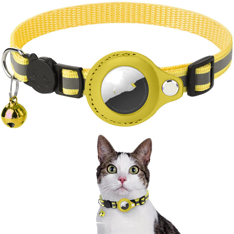 Reflective AirTag Pet Collar for Cats & Dogs