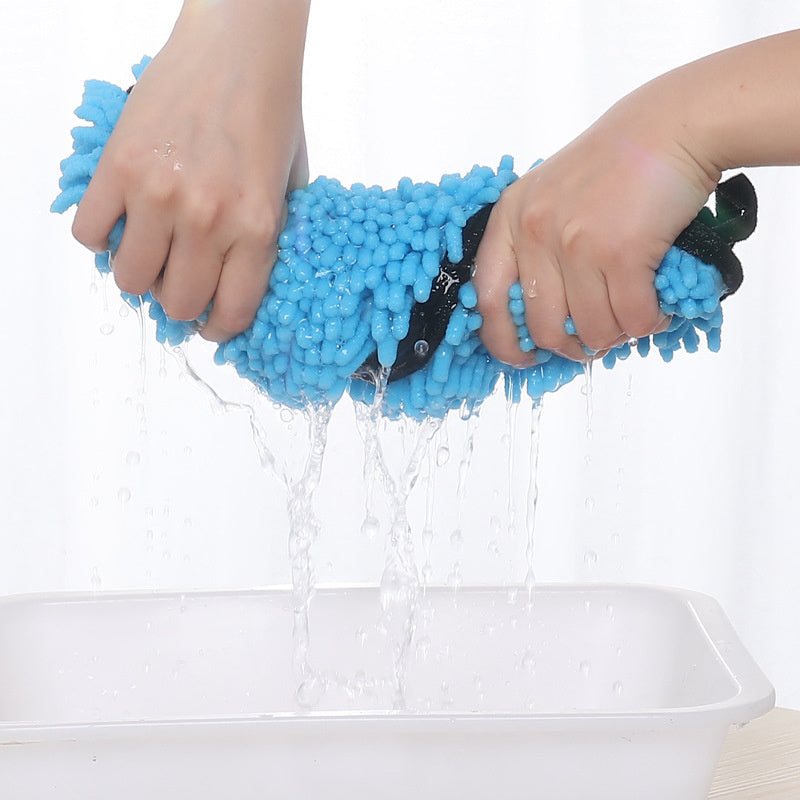 Quick-Dry Pet Bath Towel for Dogs & Cats