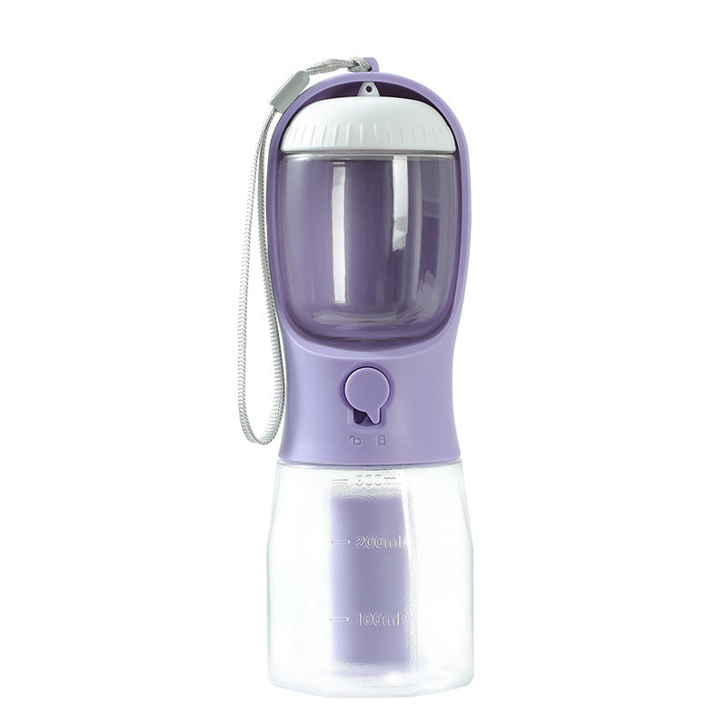 3-in-1 Portable Pet Water Bottle & Food Container