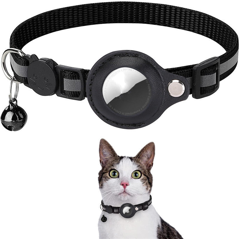 Reflective AirTag Pet Collar for Cats & Dogs