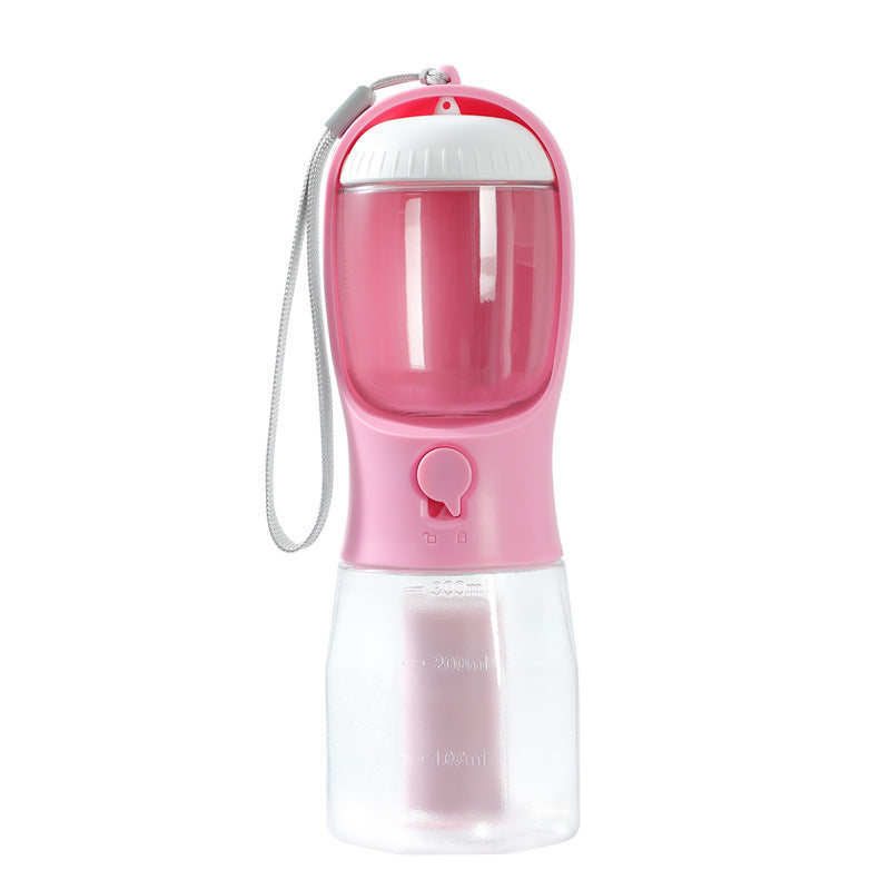 3-in-1 Portable Pet Water Bottle & Food Container