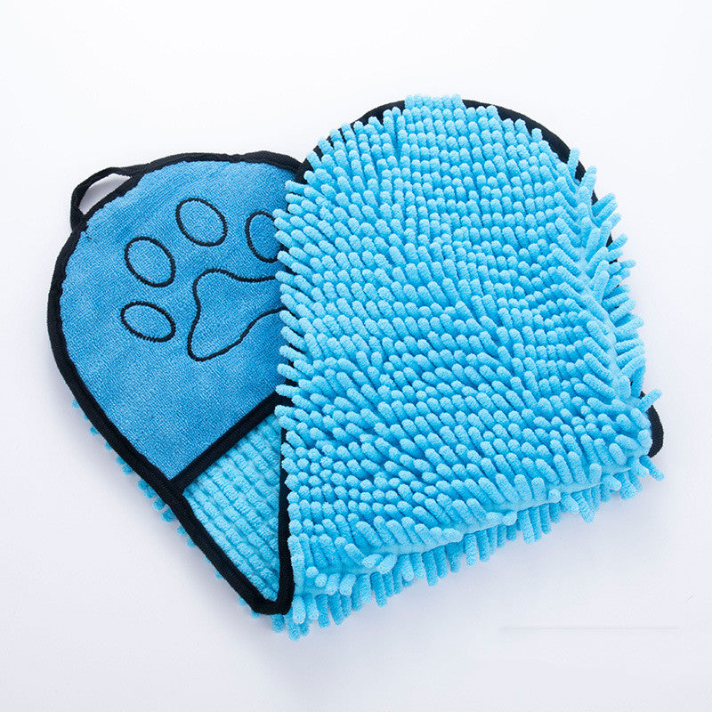 Quick-Dry Pet Bath Towel for Dogs & Cats